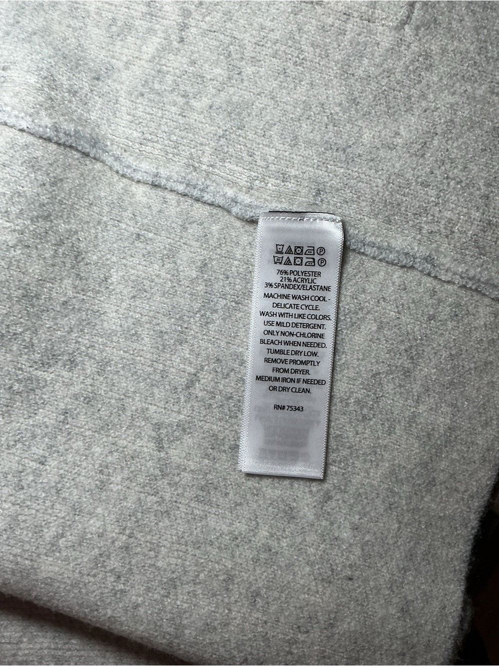 Light Gray Ribbed Open Front Cardigan Jacket - Picture 6 of 7